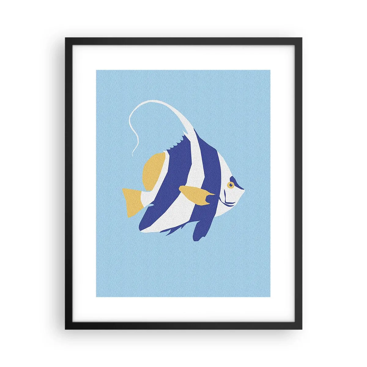 Affiche dans un cadre noir - Poster - Miss eaux tropicales - 40x50 cm