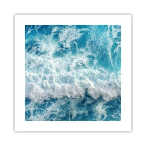 Affiche - Poster - Joyeusement et en sautant - 40x40 cm