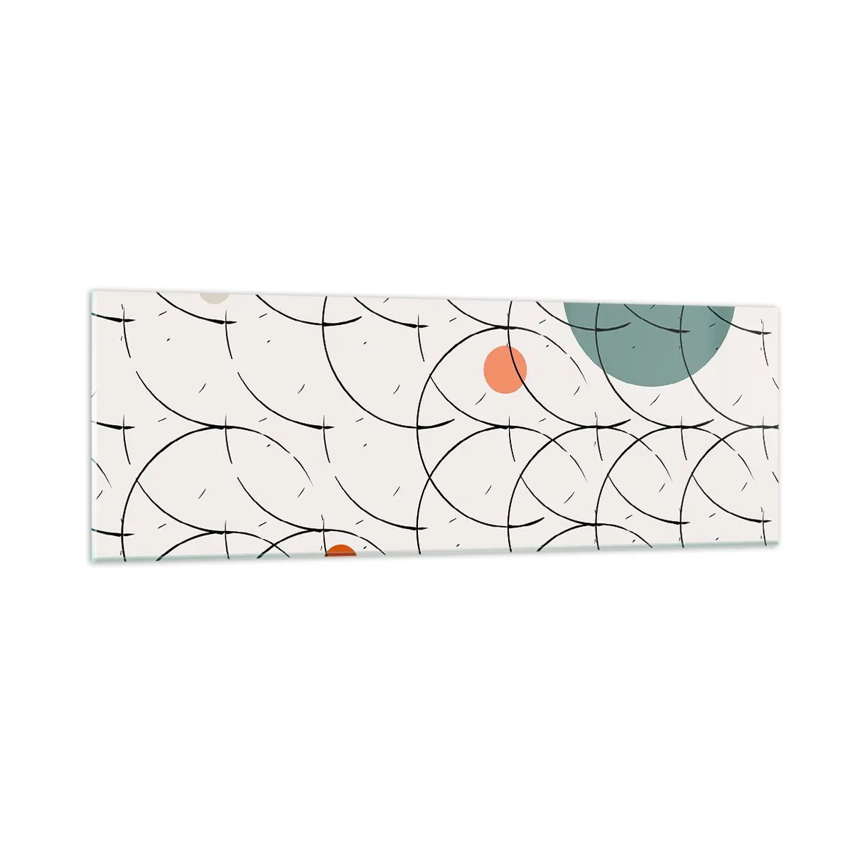 Impression sur verre - Image sur verre - Dans l'esprit pop art - 90x30 cm