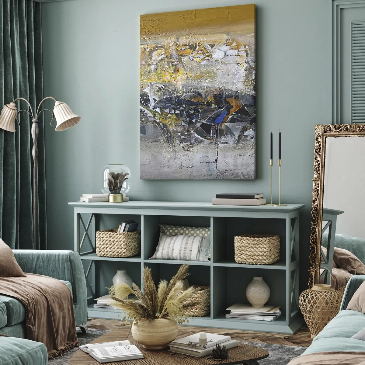 Impression sur toile - Image sur toile - Tout se met en place - 65x120 cm