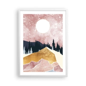 Affiche dans un cadre blanc - Poster - Gardien de la nuit - 50x70 cm