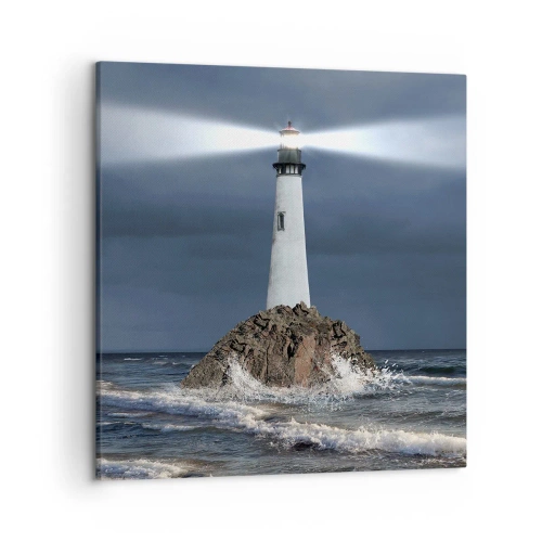 Impression sur toile - Image sur toile - I… i… ici ! - 50x50 cm