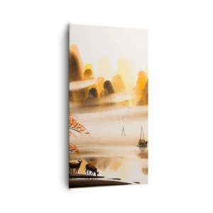 Impression sur toile - Image sur toile - Plus loin que l'Extrême-Orient - 65x120 cm
