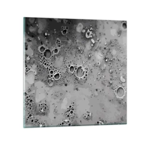 Impression sur verre - Image sur verre - Comme un paysage lunaire - 70x70 cm