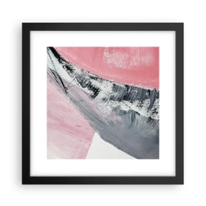 Affiche dans un cadre noir - Poster - Composition assortie - 30x30 cm