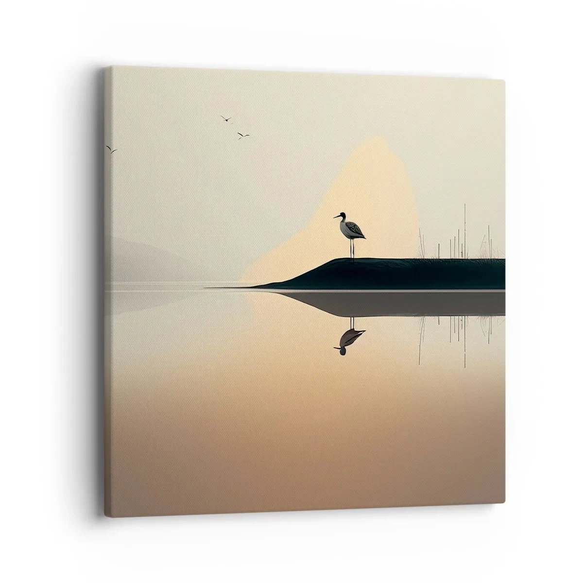 Impression sur toile - Image sur toile - Le seigneur du lac - 40x40 cm