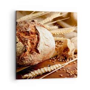 Impression sur toile - Image sur toile - Appétissant, parfumé, croquant - 70x70 cm