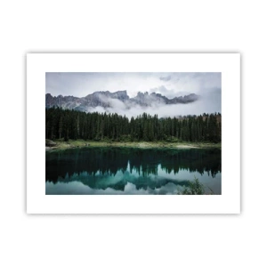 Affiche - Poster - Chut, chut, ne réveillons pas l'eau qui dort - 40x30 cm