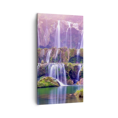 Impression sur toile - Image sur toile - Escalier vers le ciel - 45x80 cm