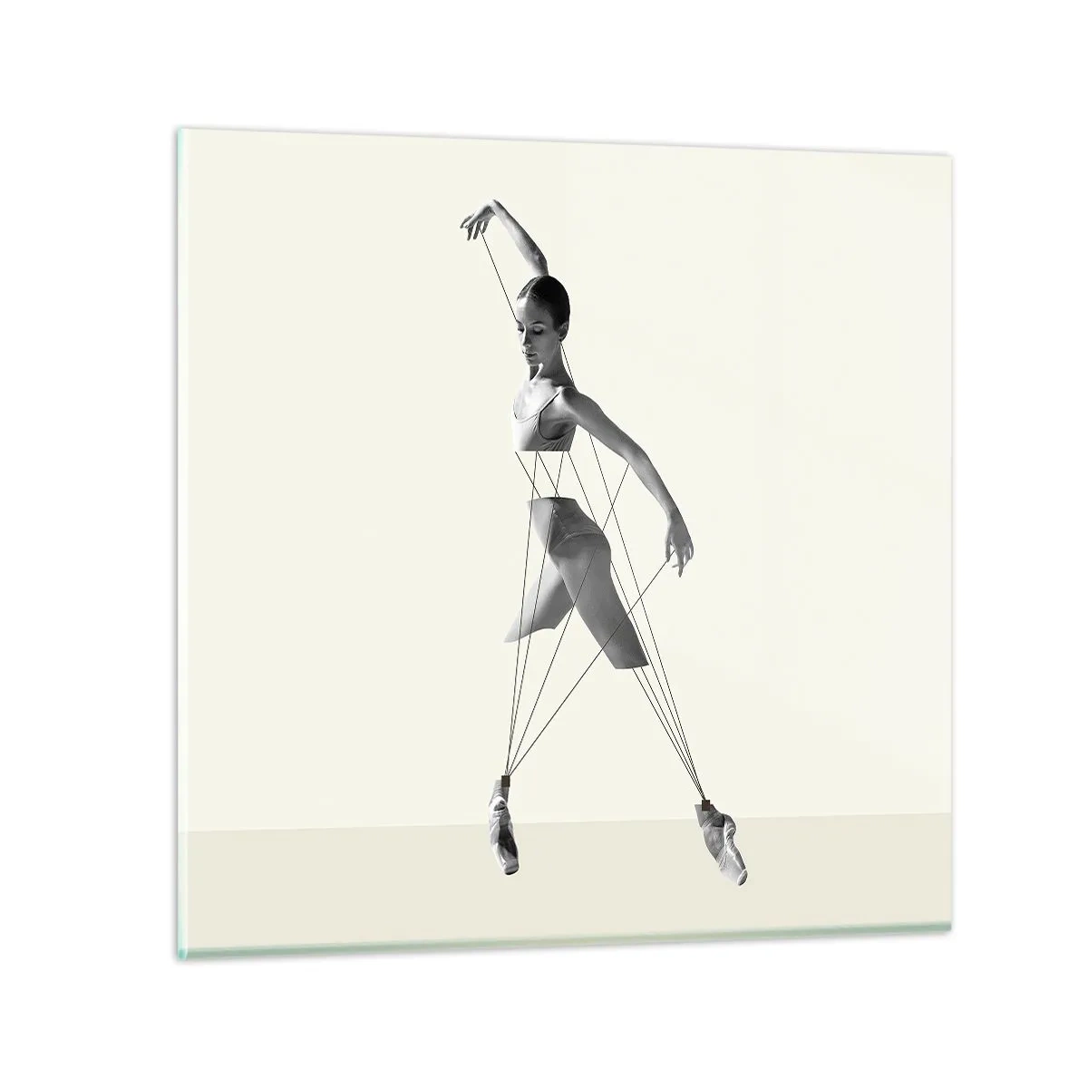 Impression sur verre - Image sur verre - Dans le théatre de la vie - 60x60 cm