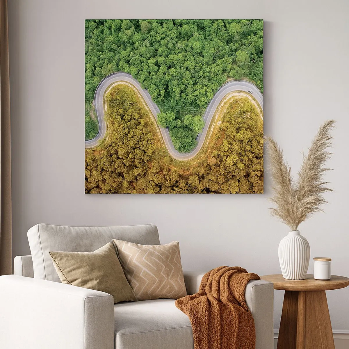 Impression sur toile - Image sur toile - Frontieres et differences - 30x30 cm