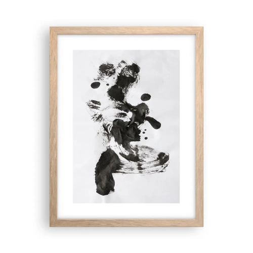 Affiche dans un chêne clair - Poster - De la méthode dans la folie ? - 30x40 cm