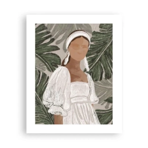 Affiche - Poster - Portrait exotique - 40x50 cm