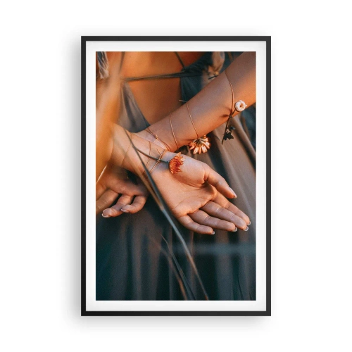 Affiche dans un cadre noir - Poster - Liée à la nature - 61x91 cm