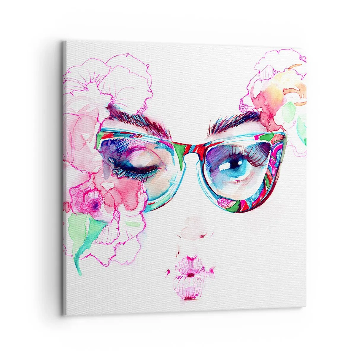 Impression sur toile - Image sur toile - Une promesse tentante - 50x50 cm