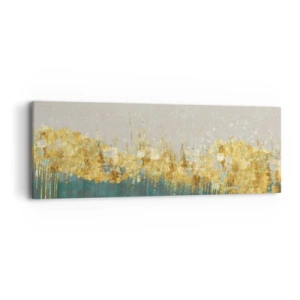 Impression sur toile - Image sur toile - La frontière dorée - 90x30 cm