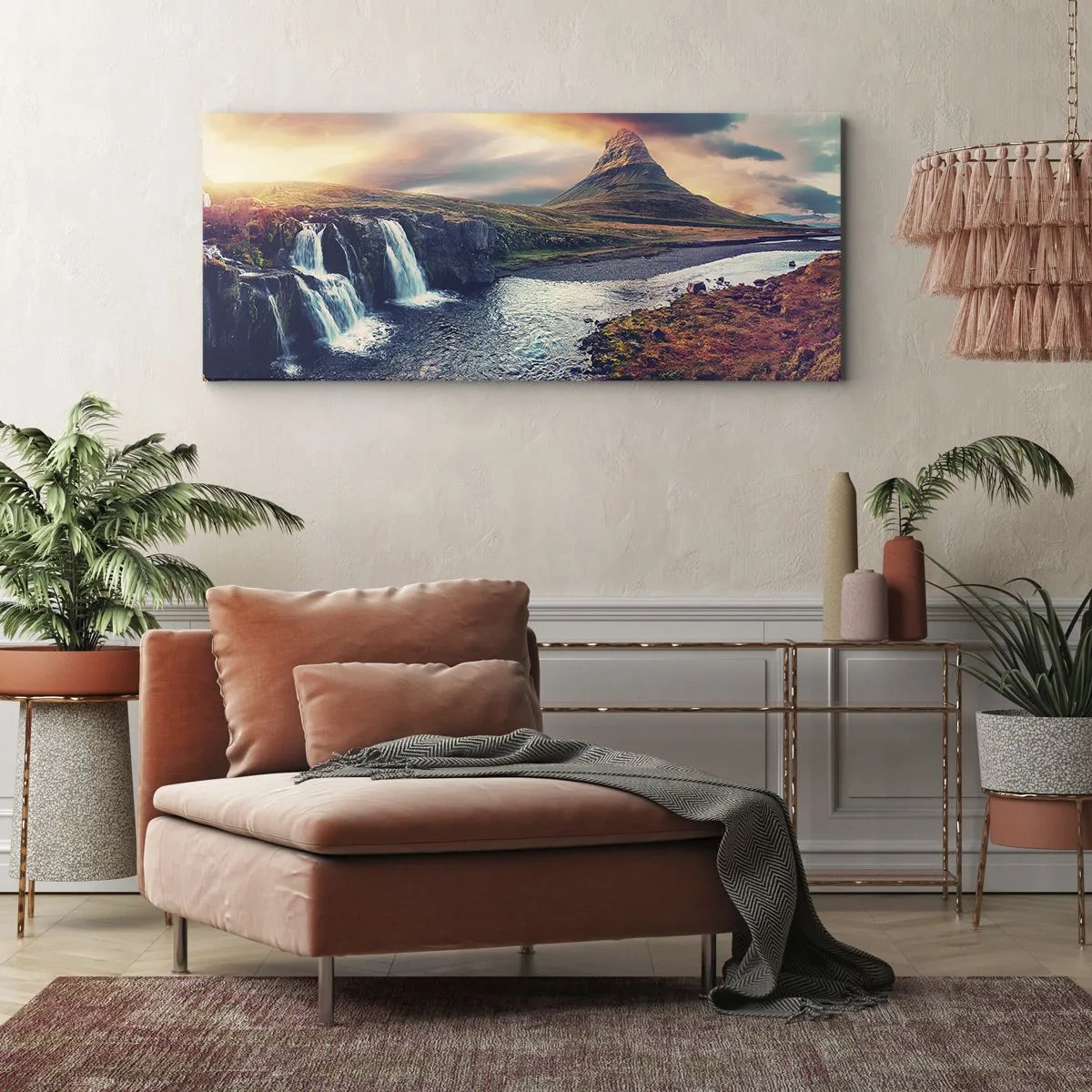 Impression sur toile - Image sur toile - Dans la majesté de la nature - 90x30 cm