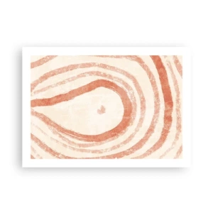 Affiche - Poster - Cercles de corail – composition - 70x50 cm