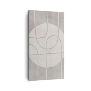 Impression sur toile - Image sur toile - Circulaire et tout droit - 45x80 cm