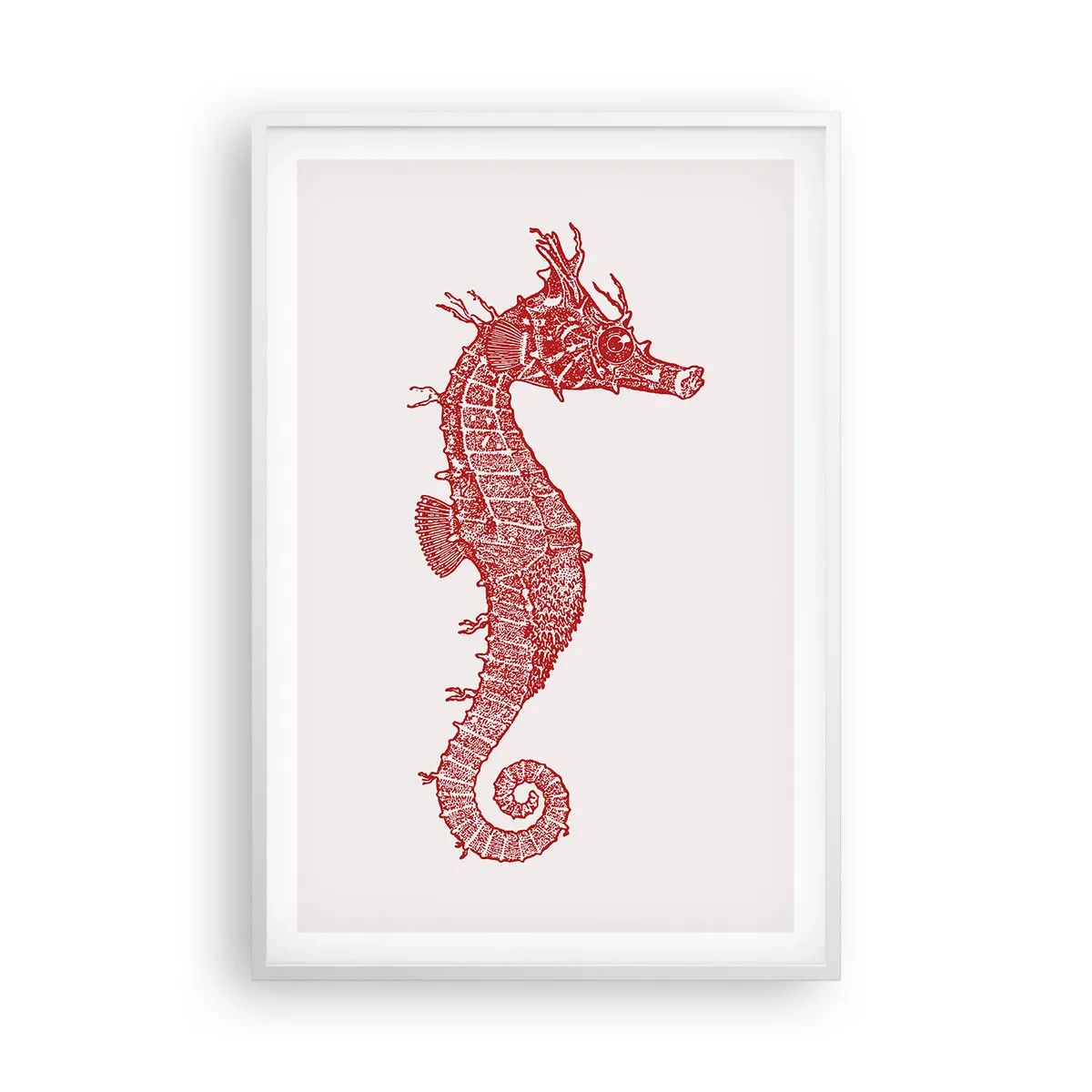 Affiche dans un cadre blanc - Poster - Une créature complexe - 61x91 cm