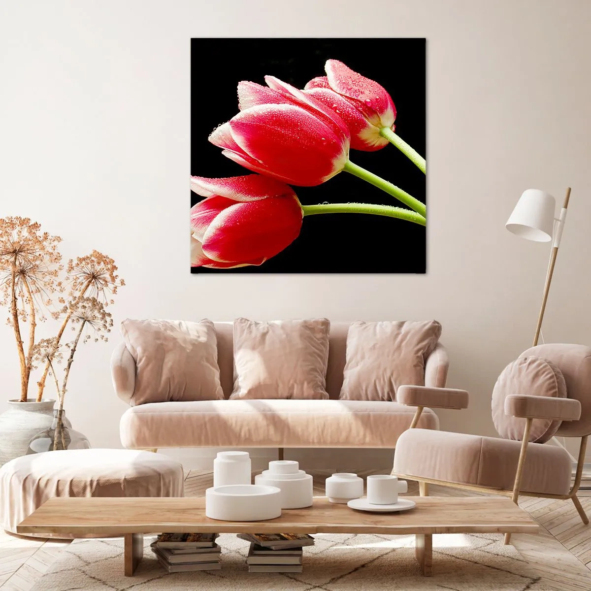 Impression sur toile - Image sur toile - Une promesse d'amour pur - 50x50 cm