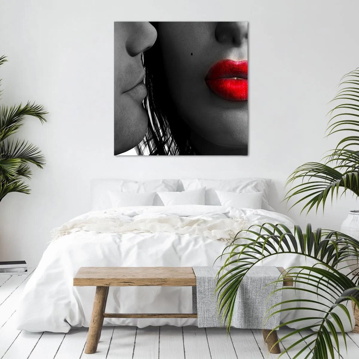 Impression sur toile - Image sur toile - Face à face - 30x30 cm