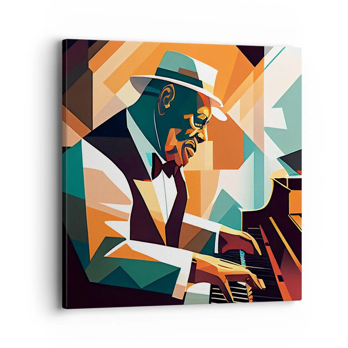 Impression sur toile - Image sur toile - C’est tout le jazz - 40x40 cm