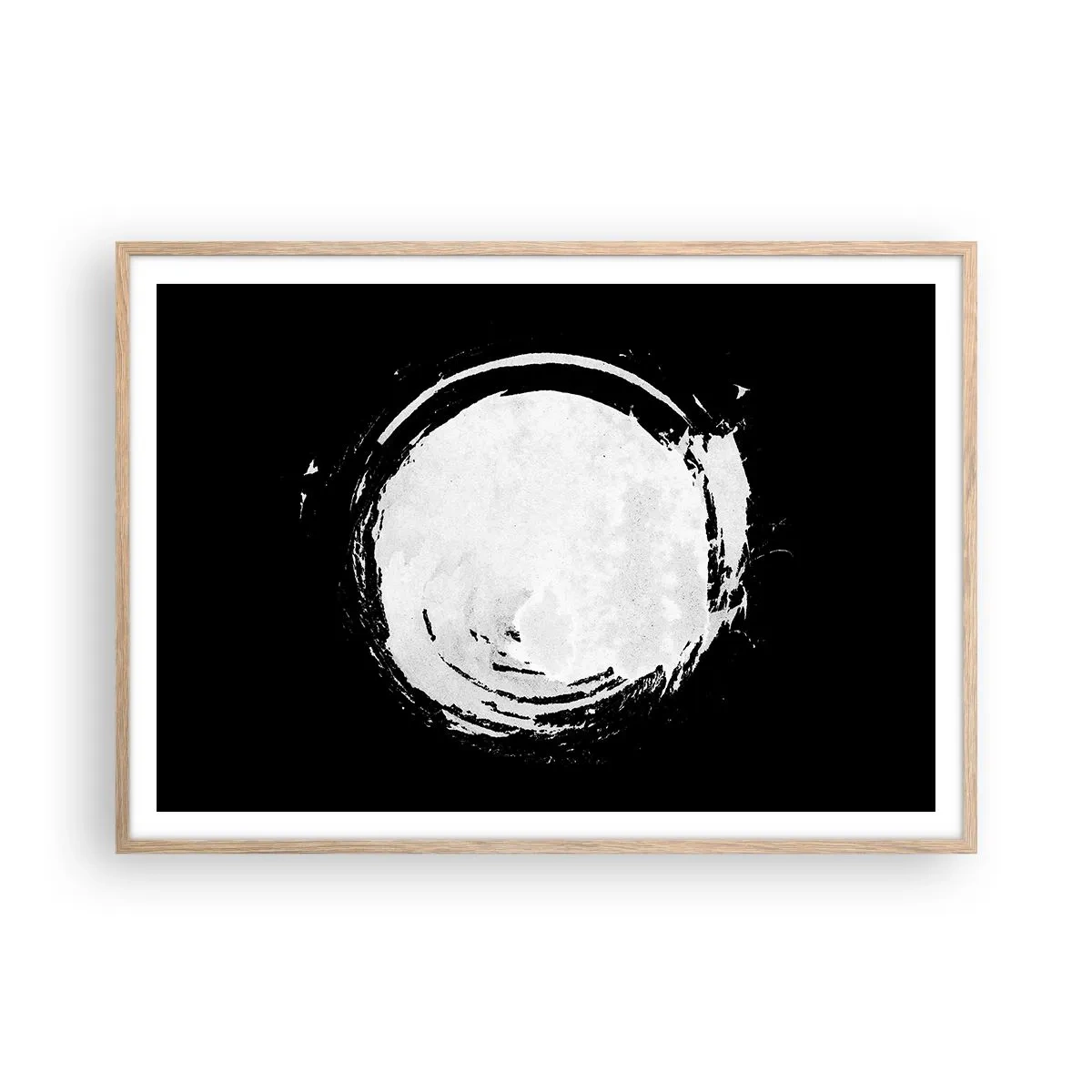 Affiche dans un chêne clair - Poster - Belle sortie - 100x70 cm