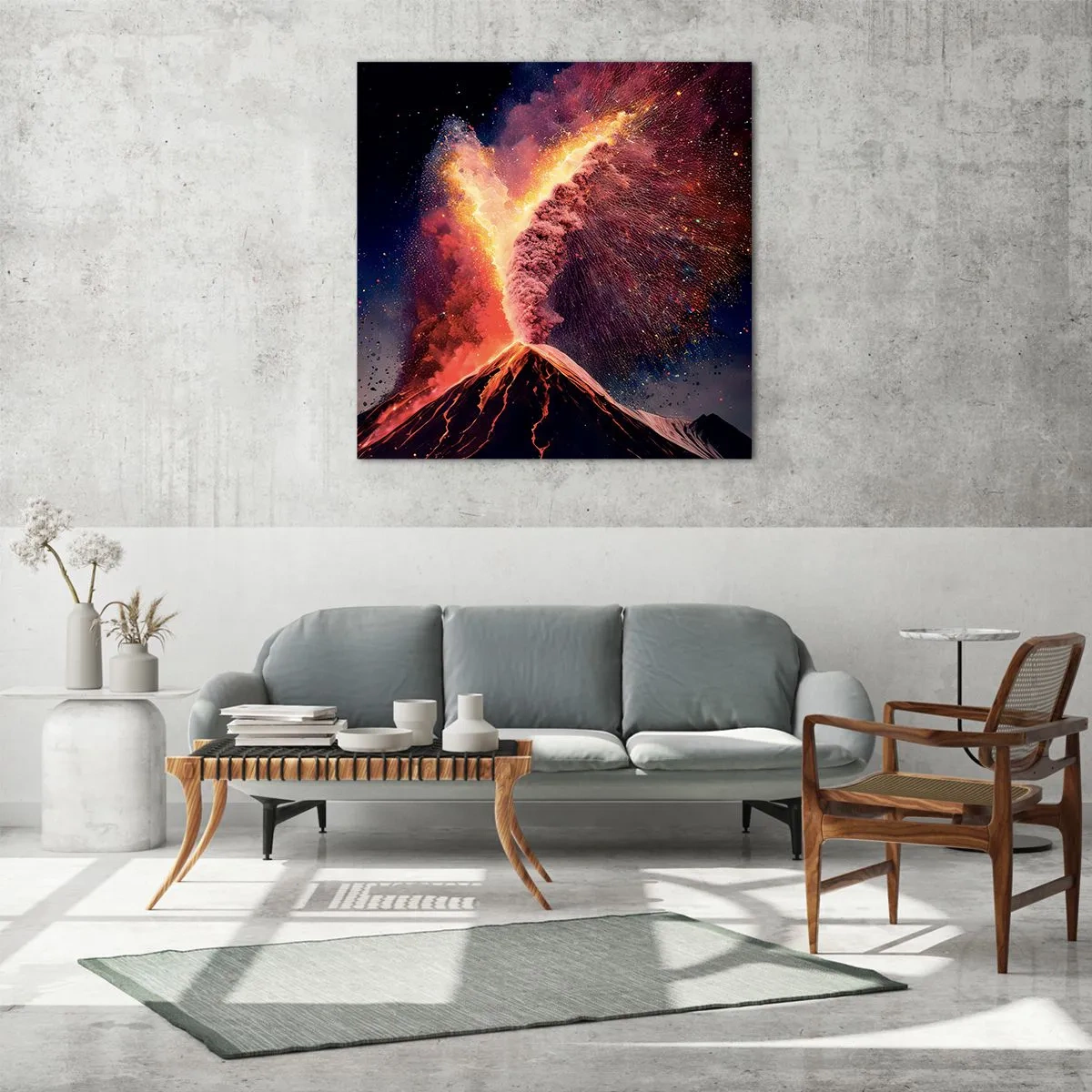 Impression sur verre - Image sur verre - Beauté et horreur - 40x40 cm