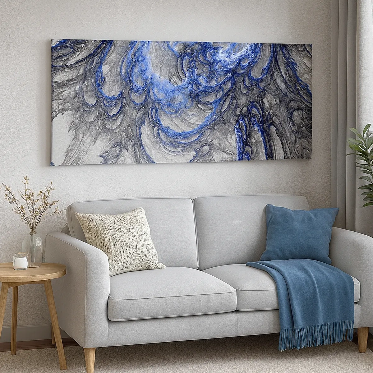 Impression sur toile - Image sur toile - La naissance d'une vague - 30x30 cm