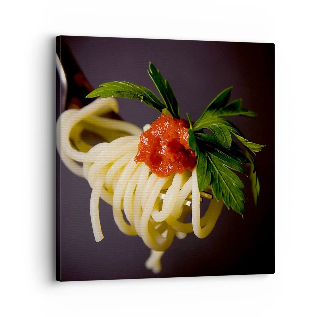 Impression sur toile - Image sur toile - Une bouchée savoureuse - 30x30 cm