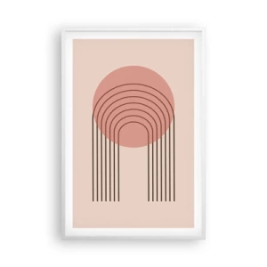 Affiche dans un cadre blanc - Poster - Attraction irrésistible - 61x91 cm