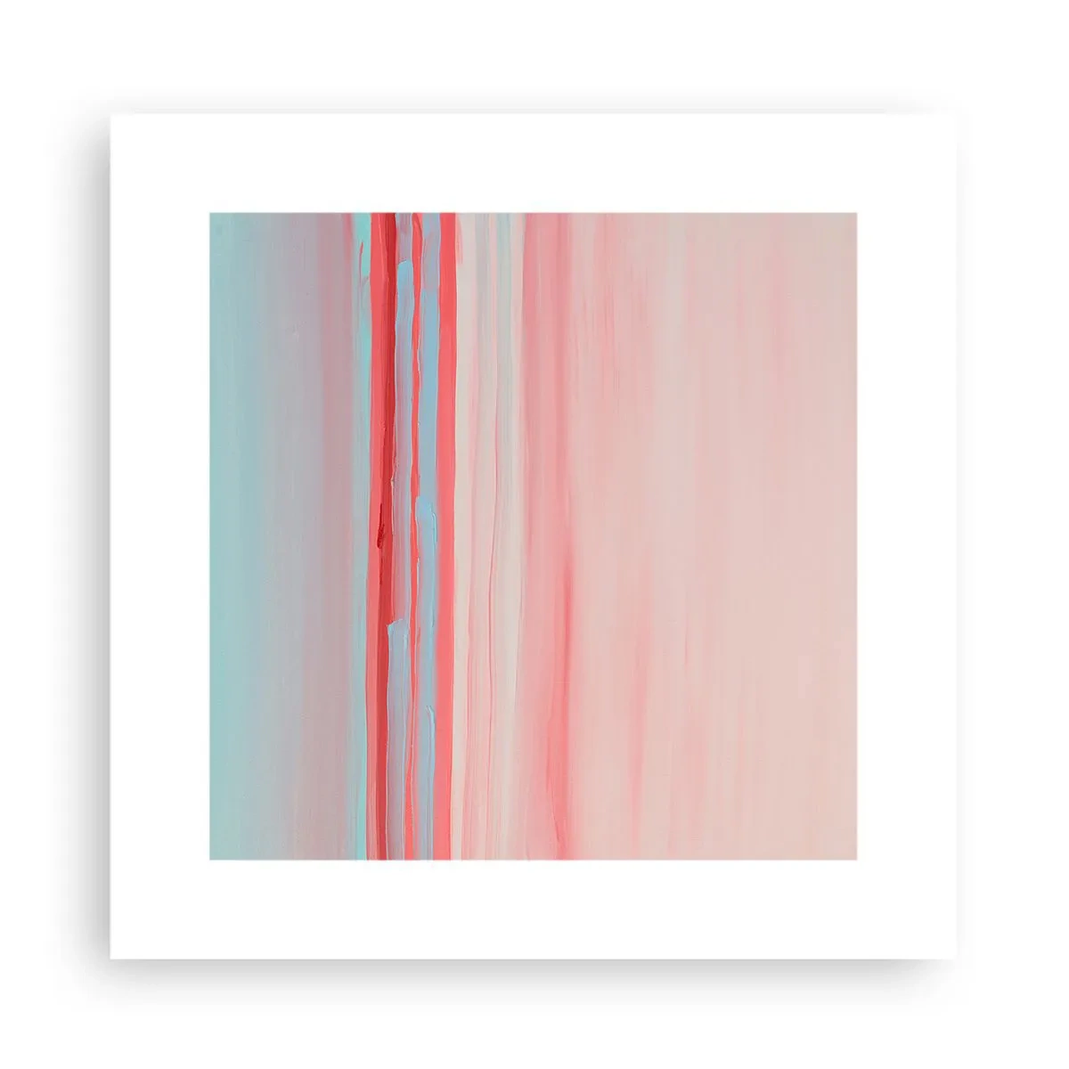 Affiche - Poster - Abstraction à l'aube - 30x30 cm