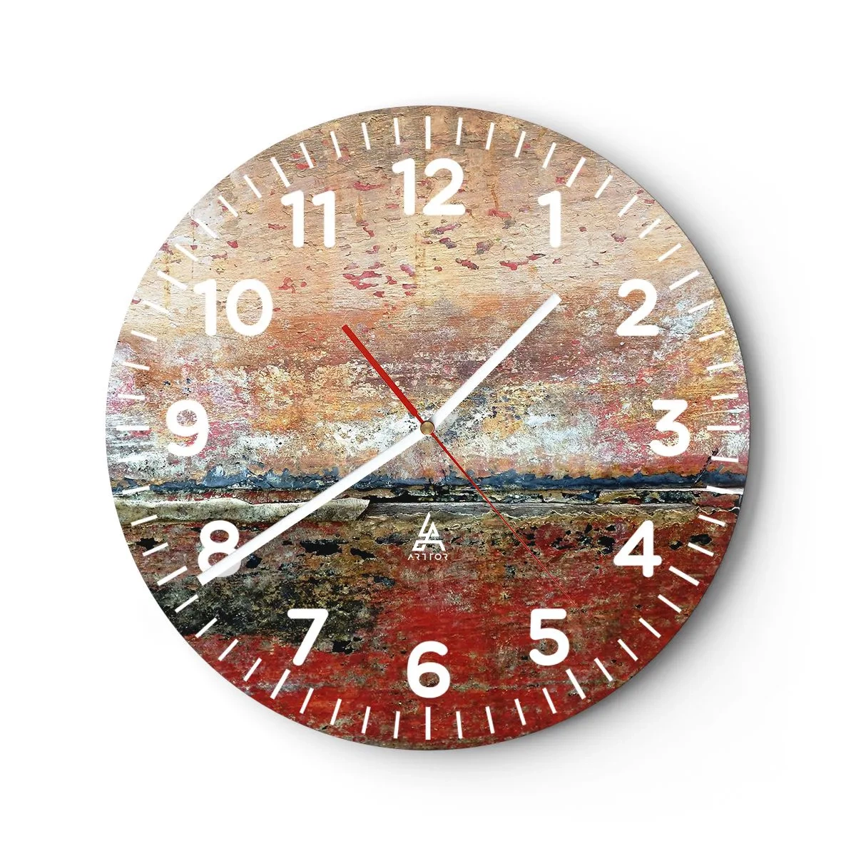 Horloge murale - Pendule murale - C'est peut-être la mer - 30x30 cm