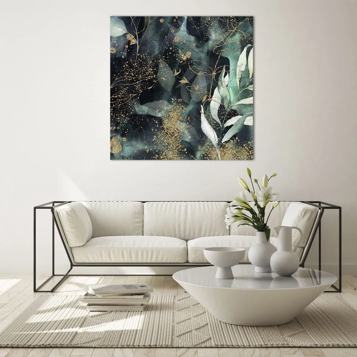 Impression sur verre - Image sur verre - Jardin magique - 60x60 cm