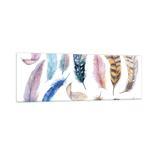 Impression sur verre - Image sur verre - Léger, bariolé et multicolore - 90x30 cm