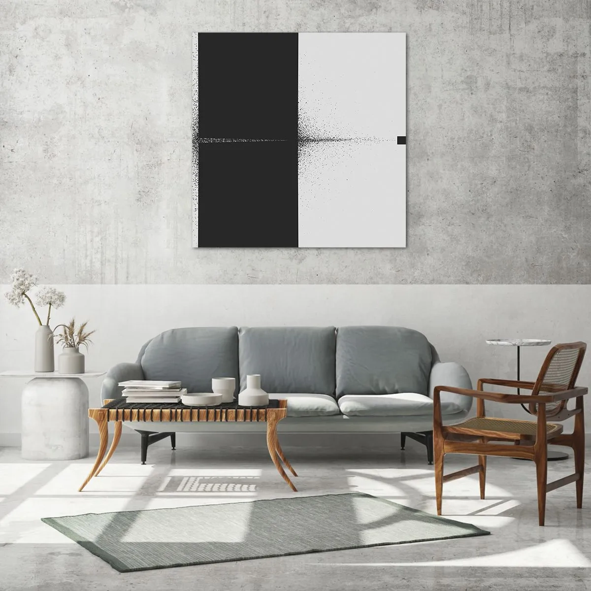 Impression sur verre - Image sur verre - Droit au but - 40x40 cm