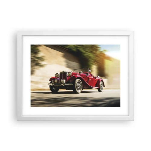 Affiche dans un cadre blanc - Poster - Plus belle que Nike de Samothrace - 40x30 cm