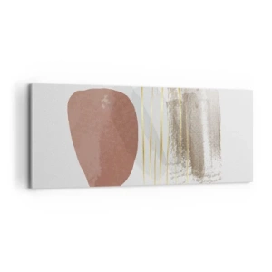 Impression sur toile - Image sur toile - Colonnade abstraite - 100x40 cm