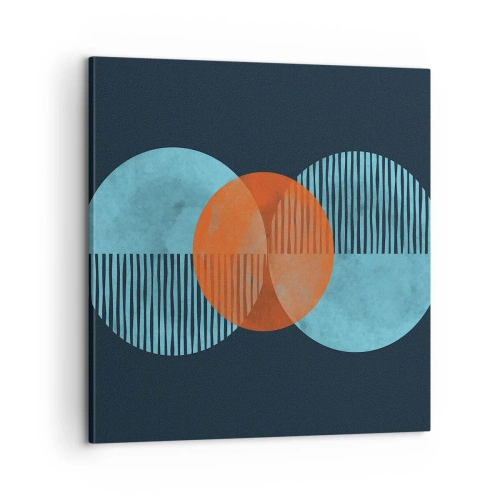 Impression sur toile - Image sur toile - Composition symétrique - 60x60 cm