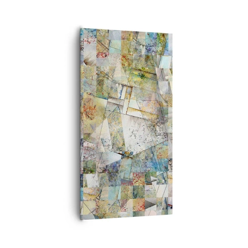 Impression sur toile - Image sur toile - Remaniement géométrique - 65x120 cm