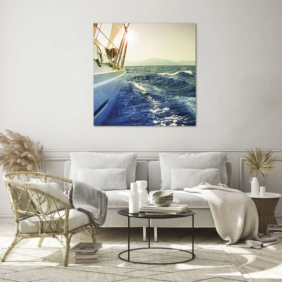 Impression sur verre - Image sur verre - Suite à l'aventure - 50x50 cm