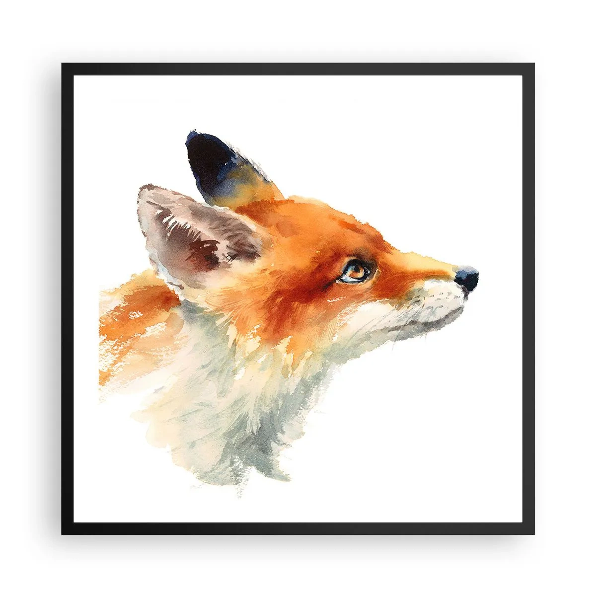 Affiche dans un cadre noir - Poster - Vous ne pouvez jamais être trop prudent - 60x60 cm