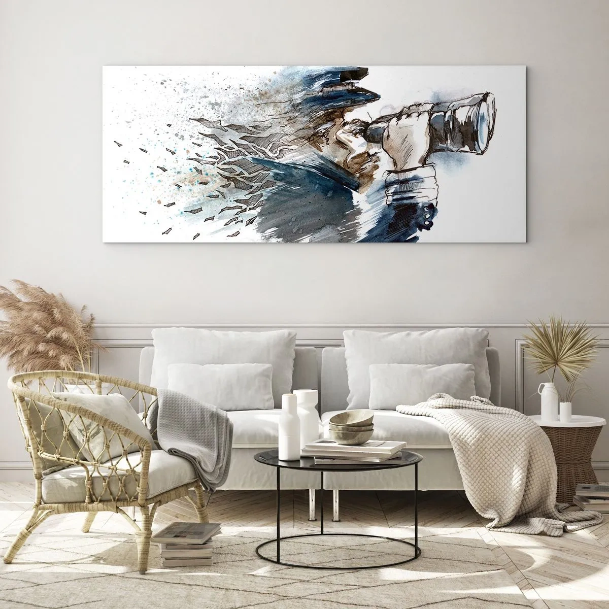 Impression sur verre - Image sur verre - Dix sur l'échelle de Beaufort ! - 90x30 cm