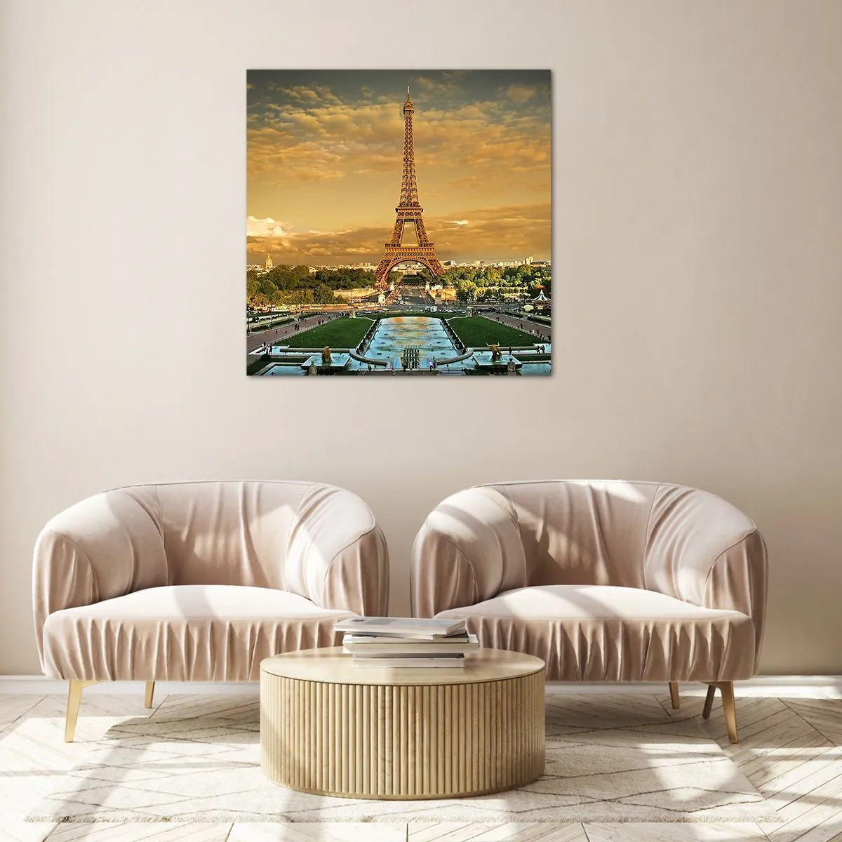 Impression sur verre - Image sur verre - La reine de Paris - 60x60 cm