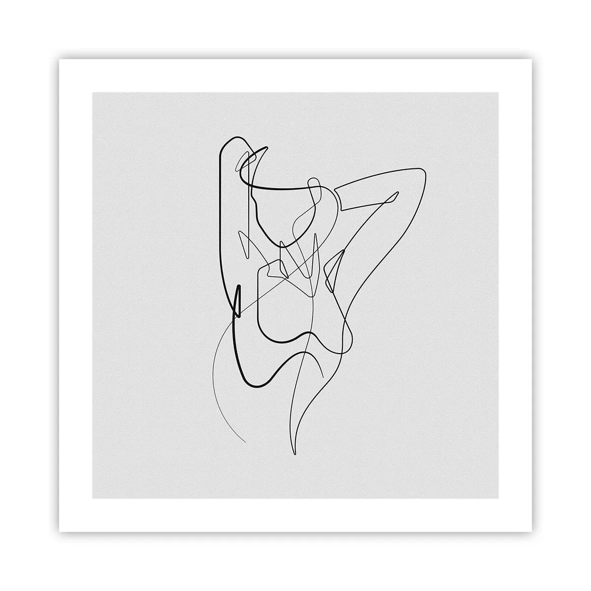 Affiche - Poster - Vraiment, tu es comme ça... - 50x50 cm