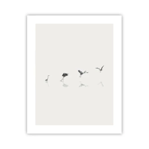 Affiche - Poster - Quatre étapes simples - 40x50 cm