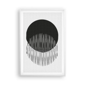 Affiche dans un cadre blanc - Poster - Son alter ego - 61x91 cm