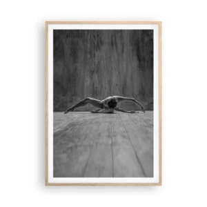 Affiche dans un chêne clair - Poster - Symétrie trouvée - 70x100 cm