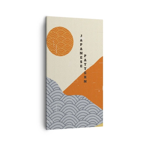 Impression sur toile - Image sur toile - Dans l'esprit japonais - 45x80 cm